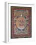 Thangka of Peaceful and Wrathful Deities, 19th-20th Century-null-Framed Giclee Print