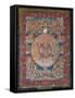 Thangka of Peaceful and Wrathful Deities, 19th-20th Century-null-Framed Stretched Canvas