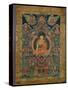 Thangka of Shakyamuni Buddha with Eleven Figures, 19th-20th Century-null-Stretched Canvas