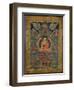 Thangka of Shakyamuni Buddha with Eleven Figures, 19th-20th Century-null-Framed Giclee Print