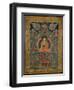 Thangka of Shakyamuni Buddha with Eleven Figures, 19th-20th Century-null-Framed Giclee Print