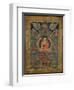 Thangka of Shakyamuni Buddha with Eleven Figures, 19th-20th Century-null-Framed Giclee Print