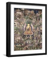 Thangka of the Buddha-null-Framed Giclee Print