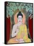 Thangka Painting of the Buddha Giving a Blessing, Kathmandu, Nepal, Asia-Godong-Framed Stretched Canvas