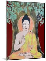 Thangka Painting of the Buddha Giving a Blessing, Kathmandu, Nepal, Asia-Godong-Mounted Photographic Print