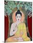 Thangka Painting of the Buddha Giving a Blessing, Kathmandu, Nepal, Asia-Godong-Mounted Photographic Print