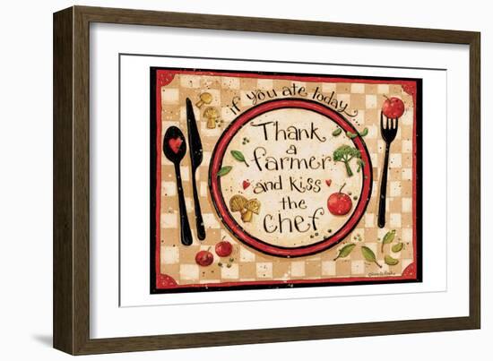 Thank A Farmer-Dan Dipaolo-Framed Art Print