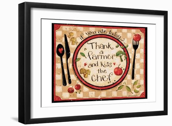 Thank A Farmer-Dan Dipaolo-Framed Art Print