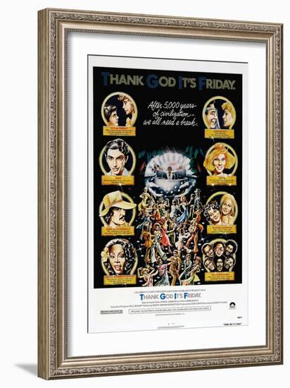 THANK GOD IT'S FRIDAY-null-Framed Art Print