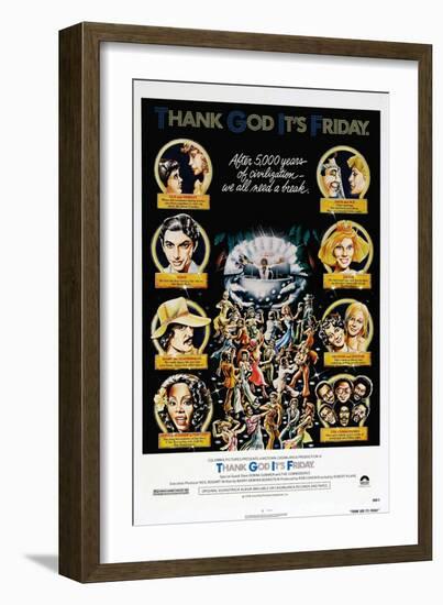 THANK GOD IT'S FRIDAY-null-Framed Art Print