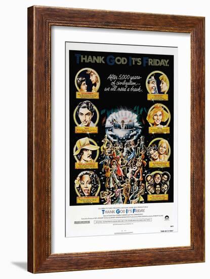 THANK GOD IT'S FRIDAY-null-Framed Art Print