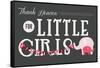 Thank Heaven for Little Girls-Lantern Press-Framed Stretched Canvas