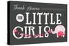 Thank Heaven for Little Girls-Lantern Press-Stretched Canvas