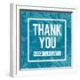 Thank You for Being Awesome-Swedish Marble-Framed Art Print