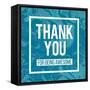 Thank You for Being Awesome-Swedish Marble-Framed Stretched Canvas