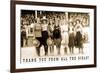 Thank You from all the Girls, Cowgirls-null-Framed Premium Giclee Print