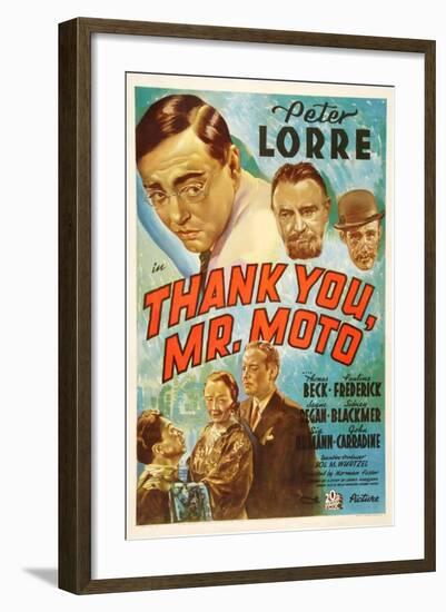 Thank You, Mr. Moto-null-Framed Art Print