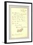 Thank You Note from Florence Nightingale, 18th November 1901-null-Framed Giclee Print