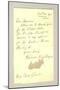 Thank You Note from Florence Nightingale, 18th November 1901-null-Mounted Giclee Print