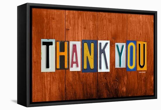 Thank You-Design Turnpike-Framed Stretched Canvas