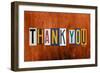 Thank You-Design Turnpike-Framed Giclee Print