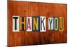 Thank You-Design Turnpike-Mounted Giclee Print