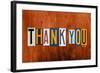 Thank You-Design Turnpike-Framed Giclee Print