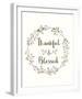 Thankful - Chrome-Kristine Hegre-Framed Giclee Print