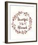 Thankful - Luxe-Kristine Hegre-Framed Giclee Print