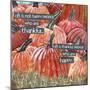 Thankful Pumpkins-Let Your Art Soar-Mounted Giclee Print