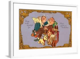 Thankful to Be a Bachelor-null-Framed Art Print