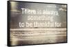 Thankful-Vintage Skies-Framed Stretched Canvas