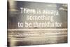 Thankful-Vintage Skies-Stretched Canvas