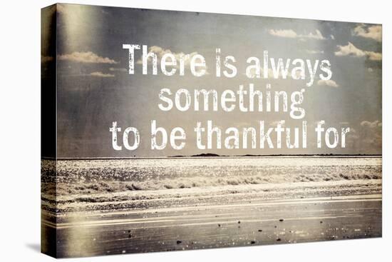 Thankful-Vintage Skies-Stretched Canvas