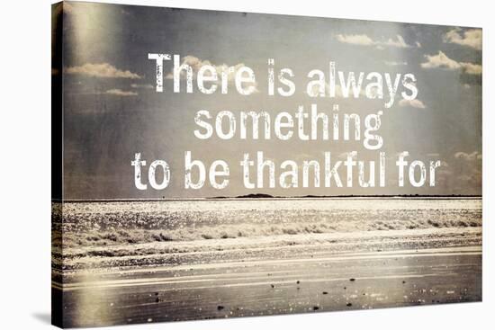 Thankful-Vintage Skies-Stretched Canvas