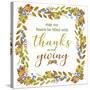 Thanks And Giving-D-Jean Plout-Stretched Canvas