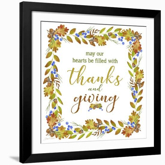 Thanks And Giving-D-Jean Plout-Framed Giclee Print