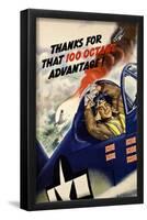 Thanks for that 100 Octane Advantage!-null-Framed Poster