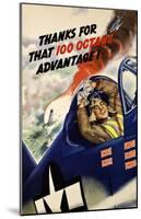 Thanks for that 100 Octane Advantage!-null-Mounted Poster