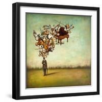 Thanks for the Melodies-Duy Huynh-Framed Art Print