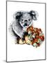 Thanks Koala on White, 2020, (Pen and Ink)-Mike Davis-Mounted Giclee Print