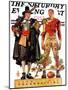 "Thanksgiving, 1628/1928," Saturday Evening Post Cover, November 24, 1928-Joseph Christian Leyendecker-Mounted Premium Giclee Print