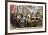 Thanksgiving Cartoon, 1869-Thomas Nast-Framed Premium Giclee Print