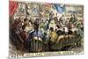 Thanksgiving Cartoon, 1869-Thomas Nast-Mounted Premium Giclee Print