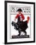 "Thanksgiving," Country Gentleman Cover, November 24, 1923-J.F. Kernan-Framed Giclee Print