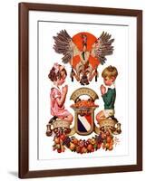 "Thanksgiving Crest,"November 26, 1932-Joseph Christian Leyendecker-Framed Giclee Print