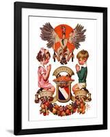 "Thanksgiving Crest,"November 26, 1932-Joseph Christian Leyendecker-Framed Giclee Print