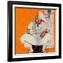 "Thanksgiving Day Blues", November 28,1942-Norman Rockwell-Framed Giclee Print