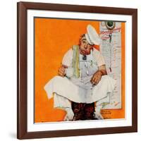 "Thanksgiving Day Blues", November 28,1942-Norman Rockwell-Framed Giclee Print