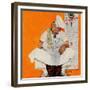 "Thanksgiving Day Blues", November 28,1942-Norman Rockwell-Framed Giclee Print